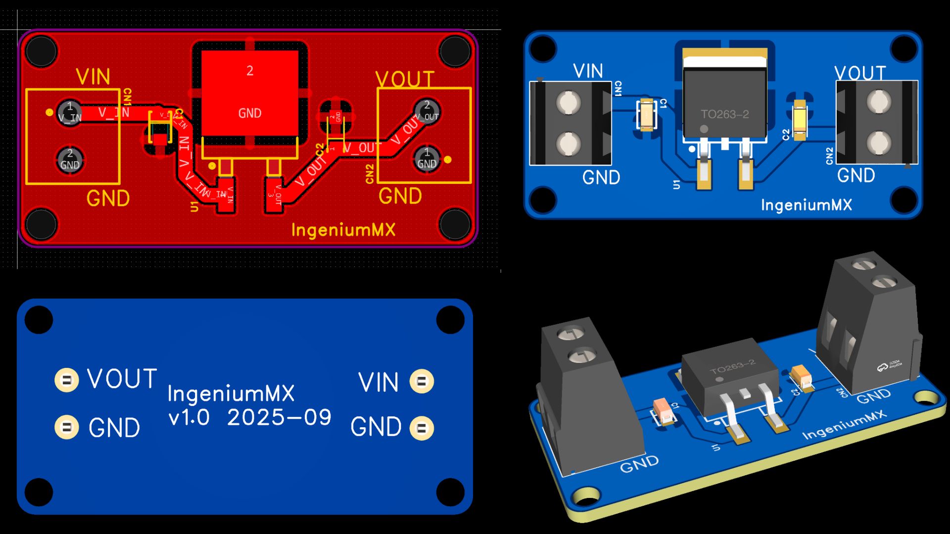 Editor de PCB con pistas